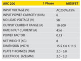 Toshon ARC 200 Single Phase Mosfet Welding Machine