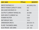 Toshon ARC 300S single phase MOSFET welding machine
