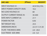 Toshon ARC 400 3 Phase Mosfet Welding Machine