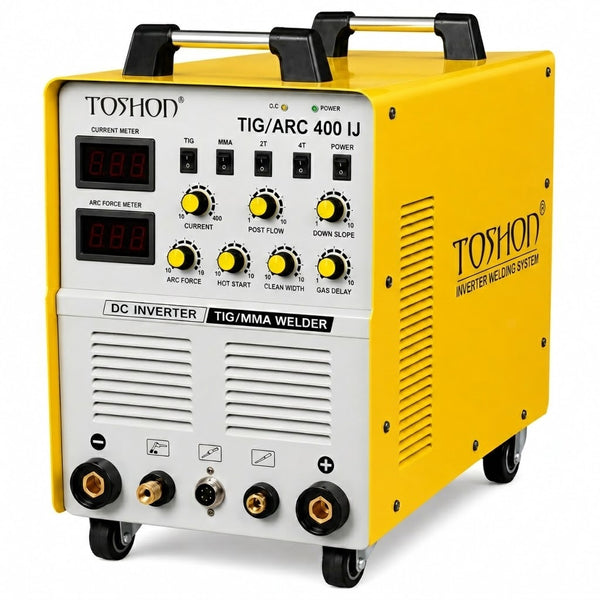 Toshon TIG/ARC 400 IJ IGBT Module 400A Three Phase  DC TIG & MMA Inverter Welding Machine